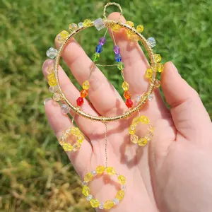 Custom rearview hanging suncatcher 3"