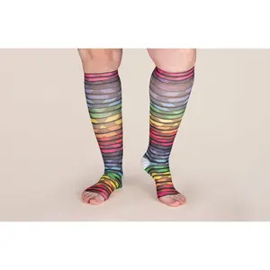 Roller Disco Gradient Compression Socks