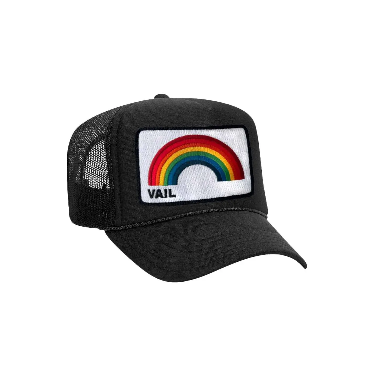 VAIL RAINBOW VINTAGE LOW RISE FOAM TRUCKER HAT