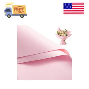 20 Sheets Flower Wrapping Paper, Waterproof Floral Bouquet Wrapping Paper