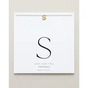 Just For You Initial Necklace — S