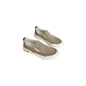 2026 Spring/Summer New Ultra-Lightweight Breathable Canvas Shoes Slip-On Casual Shoes Versatile Comfortable Men's Flat Canvas Shoes
