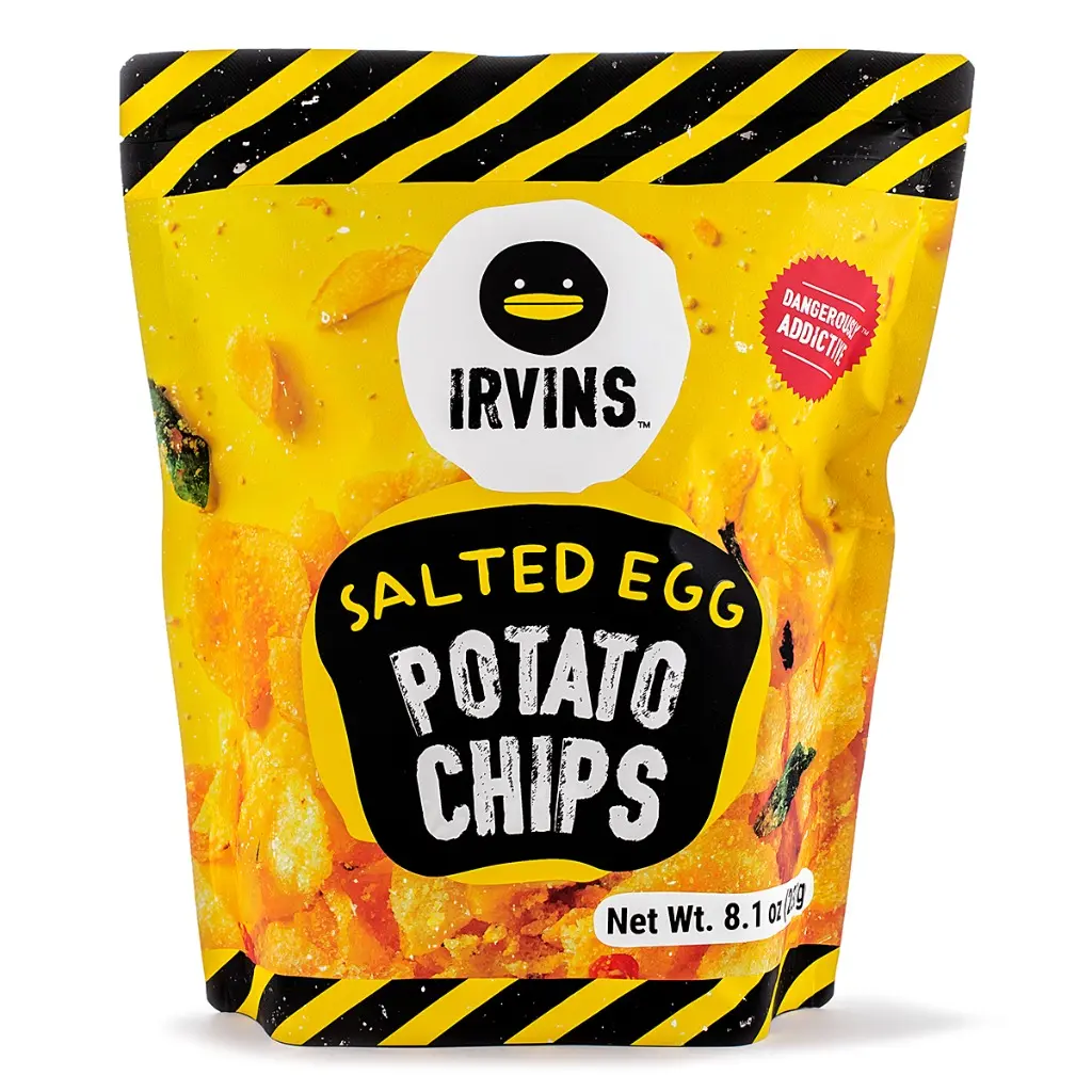 Irvins Salted Egg Potato Chips 8.1 oz (230g)