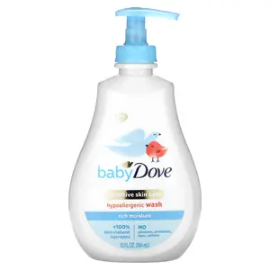 Dove Baby, Hypoallergenic Wash, Rich Moisture, 13 fl oz (384 ml)