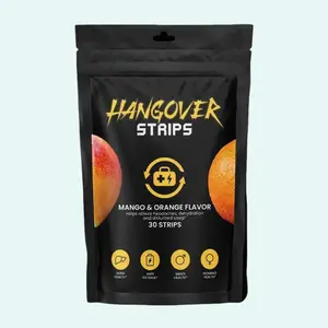Gummy Goodies Hangover Recovery | Oral Dissolvable Strips For Hangover Recovery - 30 Servings Healthcare Fitness