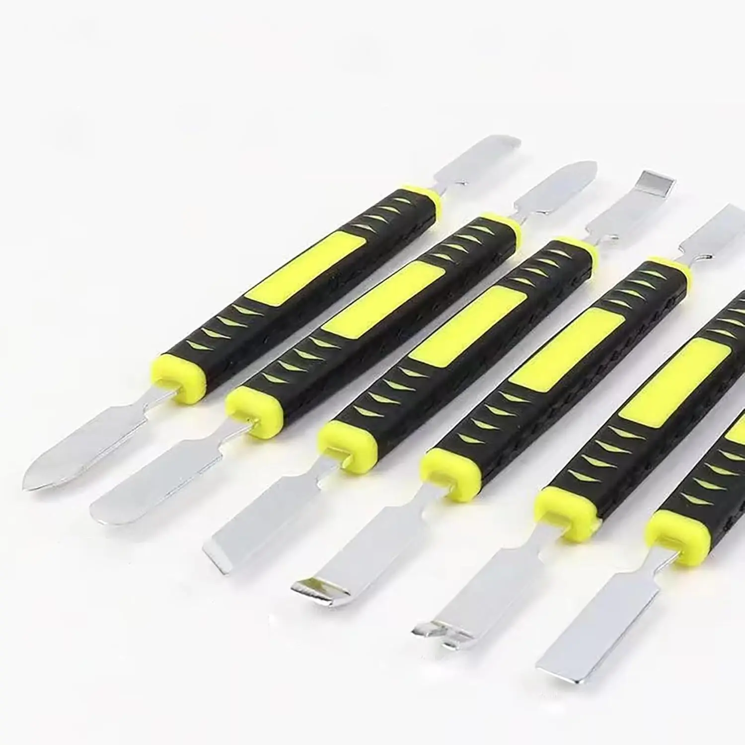 Metal Crowbar 6-Piece Dual-Ends Small Metal Spudger  Opening Repair Tools Kit,Professional Repair Tool Kit for Phone, Laptops, Tablet, Mobile Phone, Watch, Digital Home Appliance