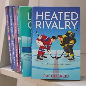 Heated Rivalry by Rachel Reid – Hardcover Special Edition, Game Changers Hockey Romance Book, Sports Romance, Shane Hollander