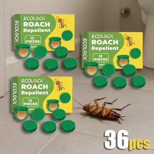 Roach Repellent,Domestic Dormitory KitchenPowerfulCleaning Cockroach ExterminatorCockroach Gel Bait PestControl Kit RodentRepellent Pouches for Indoor &Outdoor NaturalAnt Killer Defense