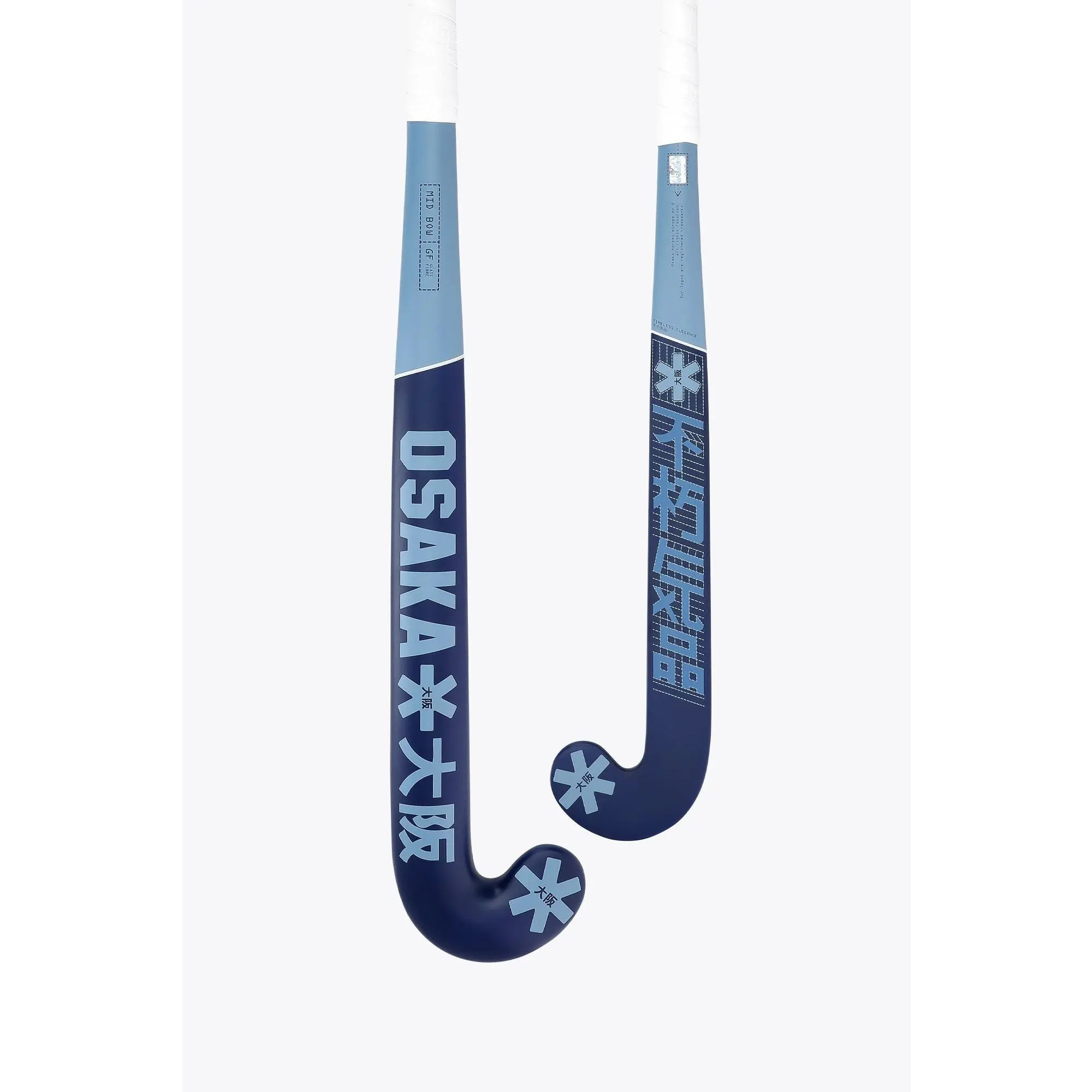 Osaka Field Hockey Stick Mid Bow GF | Navy Peony