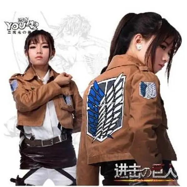 Attack on Titan Jacket Shingeki no Kyojin jacket Legion Cosplay Costume Jacket Coat Any Size High Quality Eren Levi