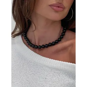 Orlynn Beaded Necklace Black