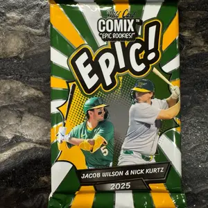 1 pack- 2026 Wildcard Comix Epic Rookies featuring Jacob Wilson & Nick Kurtz