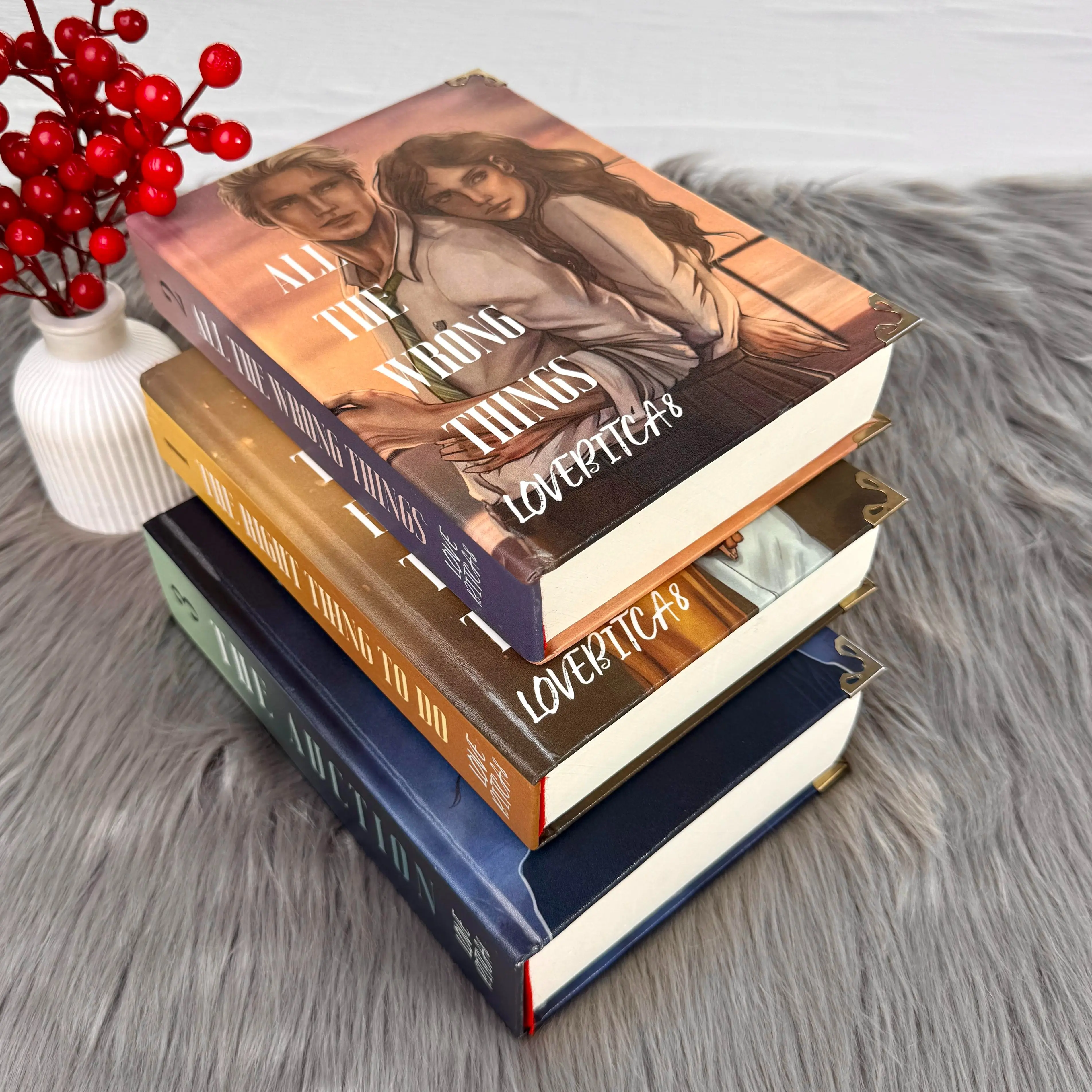 The Rights and Wrongs Series by Lovesbitca8 - Complete 3-Book Deluxe Hardcover Collection