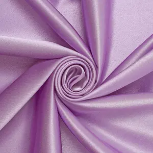 Gaia Lilac Color Hue Crepe Satin Material | 100% Poly