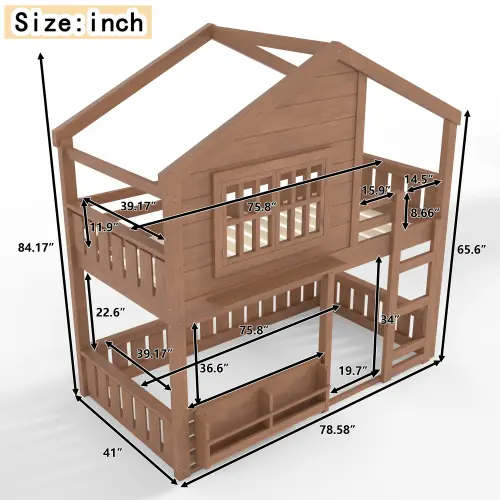 Natural + Partice Board+MDF+Pine Wood + Twin