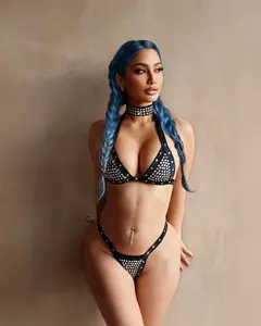 2PC Fully Bedazzled Rhinestone Bikini Set