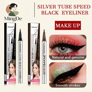 MingDe - Eyeliner, Long-Lasting Waterproof Eyeliner, 24-Hour Smooth Application, Ultra-Creamy Silky Texture, Vegan & Cruelty-Free, All-Day Wear for Work & Parties | ️Stay sharp from AM to PM yan qin a