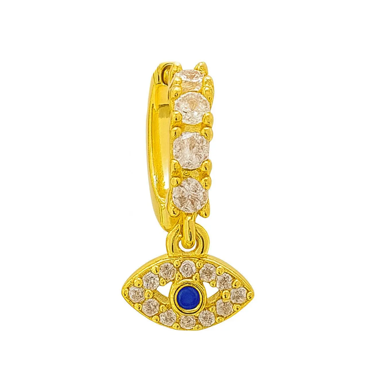 EVRY JEWELS Women's Evil Eye Nose Ring