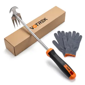 Grass Remover Tool,lawn mower tools Portable Garden Weeder Tool,New Gardening Weeding Tools,for Garden Hand Tools for Vegetable Gardening Backyard Farm Planting & Uprooting Weeding Tool (Rubber Handle)