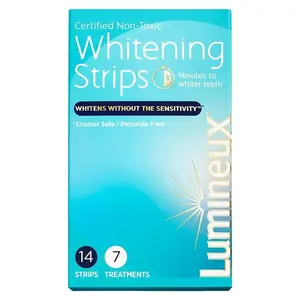 Lumineux Teeth Whitening Strips 7 Treatments - Enamel Safe - Whitening Without The Sensitivity - Dentist Formulated & Certified Non-Toxic Oral Daily