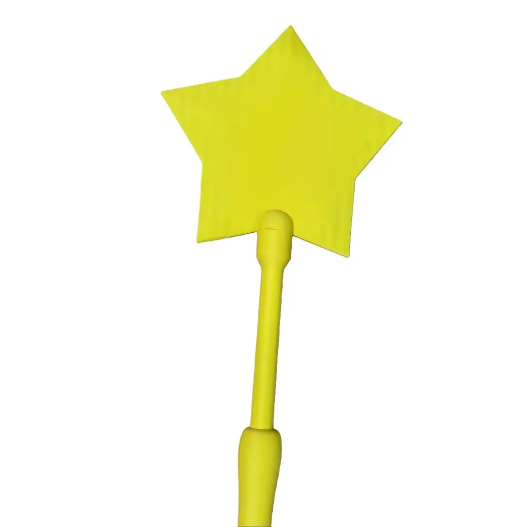Five-pointed star, yellow color