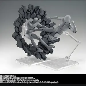 Tamashii Effect Impact & Debris Set Universal 1/12 Scale Accessory Kit for Shf Figures Includes Crashing Rocks with Mist
