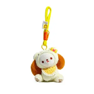 Milk Dog Plush Doll Cute Backpack Pendant Student Car Keychain Couple Bag Decoration Fashion Bag Charm Pendant For Women Bag Accessory Purse Charm Decoration Gift