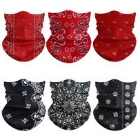 6Pcs Black and Red Set