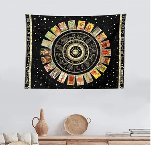 Chakra Tapestry, Tarot Tapestry, Retro High-Quality Tapestry, Decor