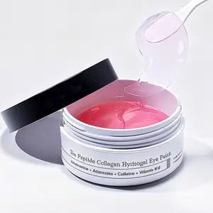 Peptide Collagen Hydrogel Eye Patches (60pcs) | Depuff & Brighten in 10 Minutes | Firming, Hydrating & Smooth Under-Eye Treatment