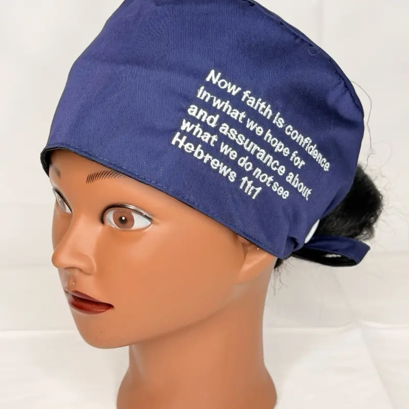 Prayer Baddie Satin-lined Scrub Cap Prayer Baddie Satin-lined Scrub Cap