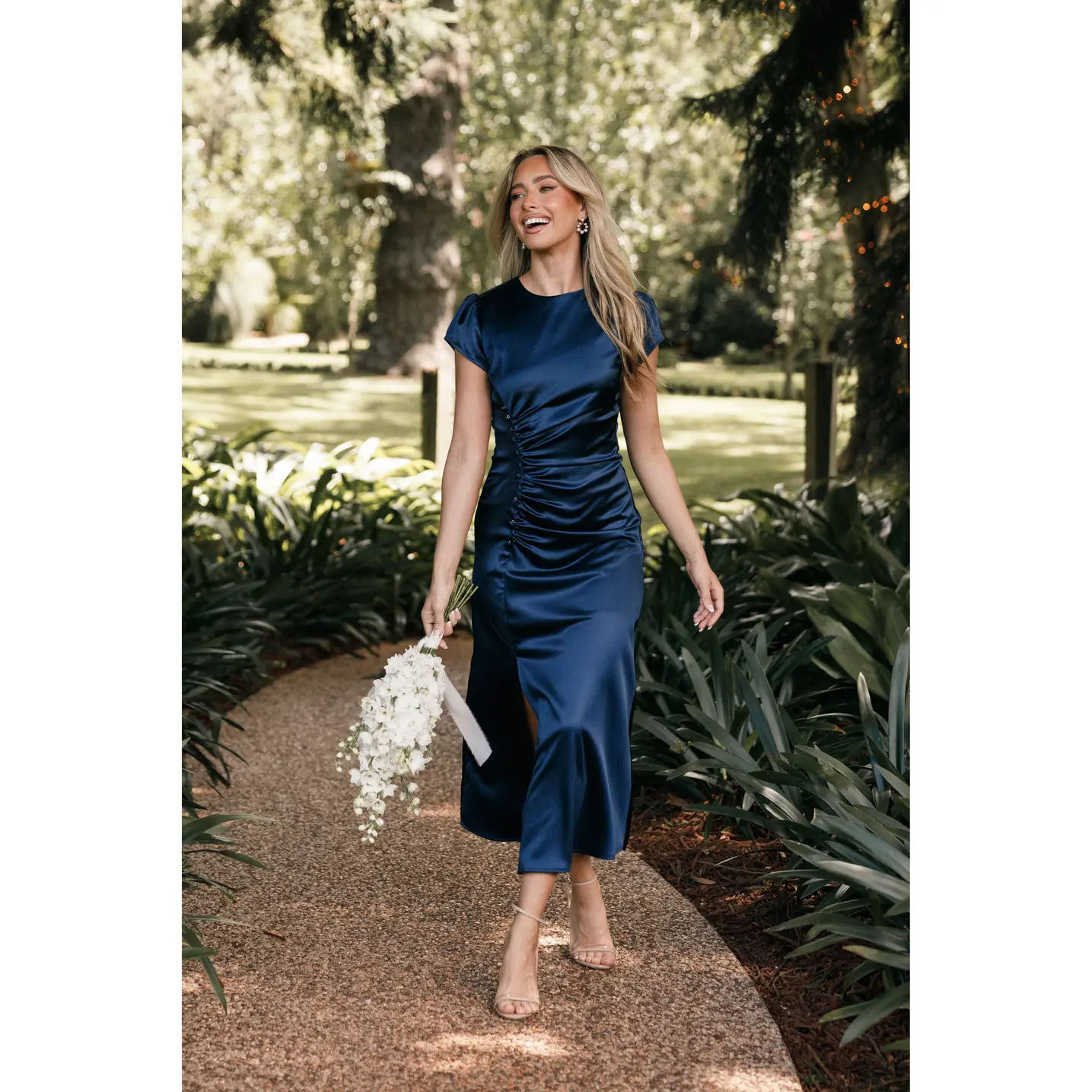 Lisbeth Midi Dress - Navy - TikTok Shop Lisbeth Midi Dress - Navy - TikTok Shop