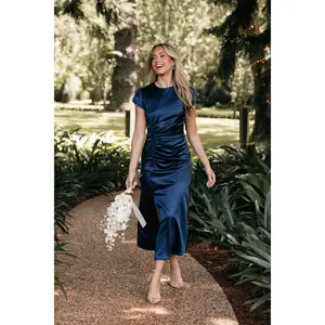 Lisbeth Midi Dress - Navy