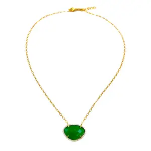 Vivienne – Green Onyx Necklace