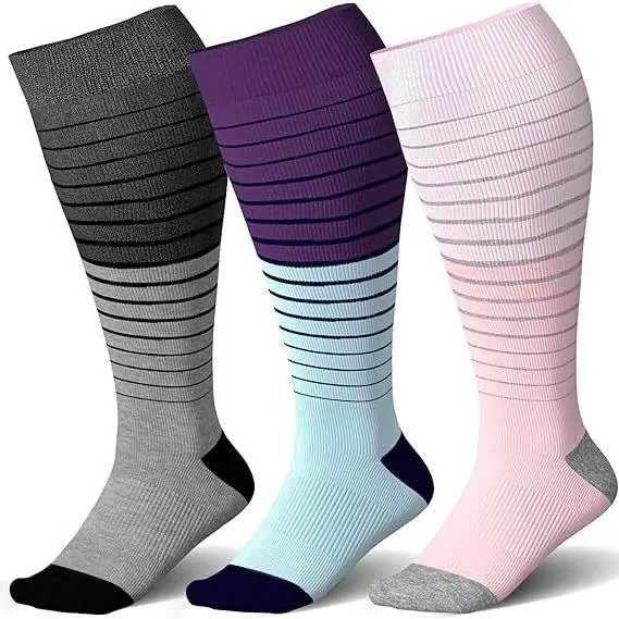 3 pairs of combination 17  gray strip/pu
