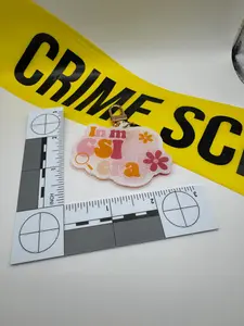 In My CSI Era Keychain: Forensic Science Gift