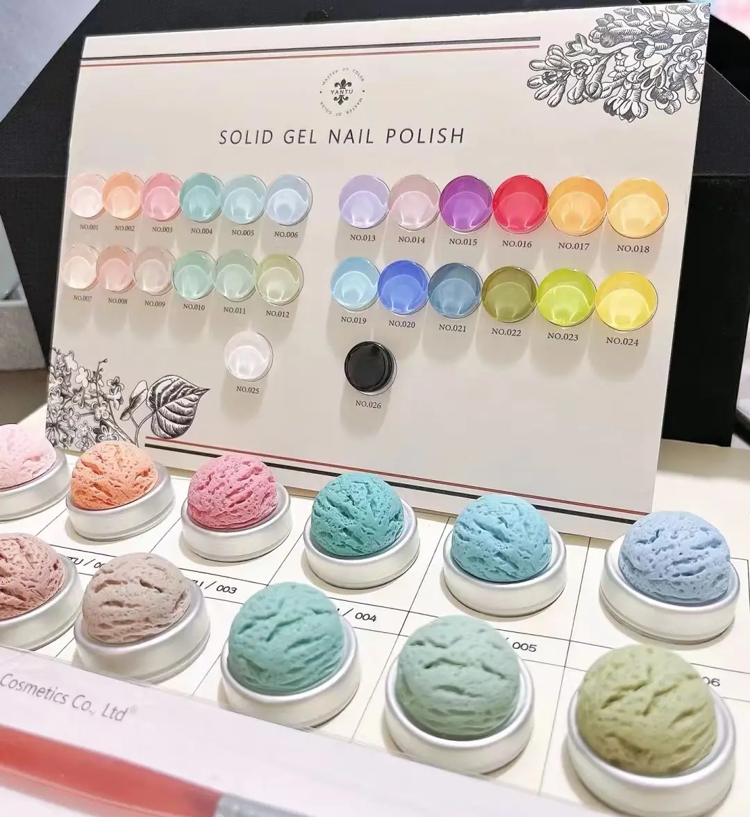 ICE CREAM 26 COLORS SOLID GEL NAIL POLISH