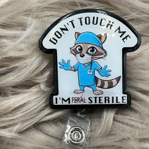 Funny Surgical Badge Reel for Nurses, Scrub Techs, and Surgeons