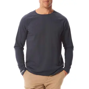 Men's UPF 50+ Contractor Long Sleeve Tee | Charcoal
