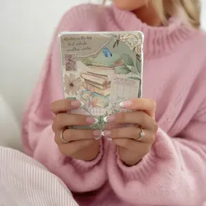 Cozy Reads Bookish Kindle Insert for Clear Case – Aesthetic Book Lover Decor | Cozy Reading Accessory