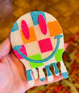 Drip Retro Smiley Car Freshie