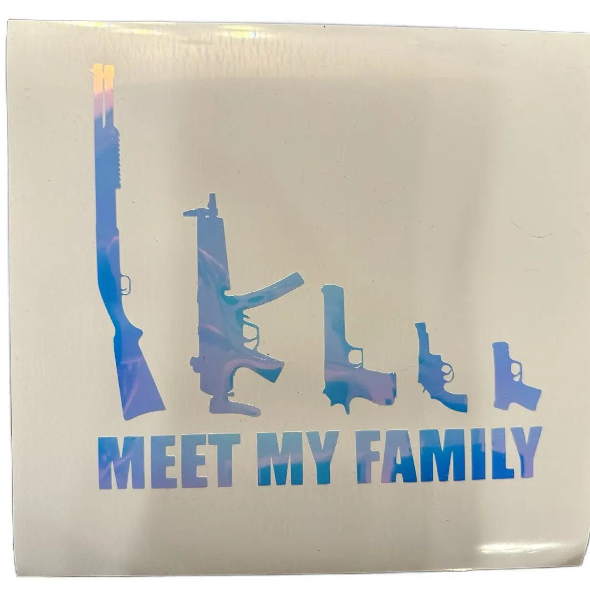 Meet My Family decal/sticker