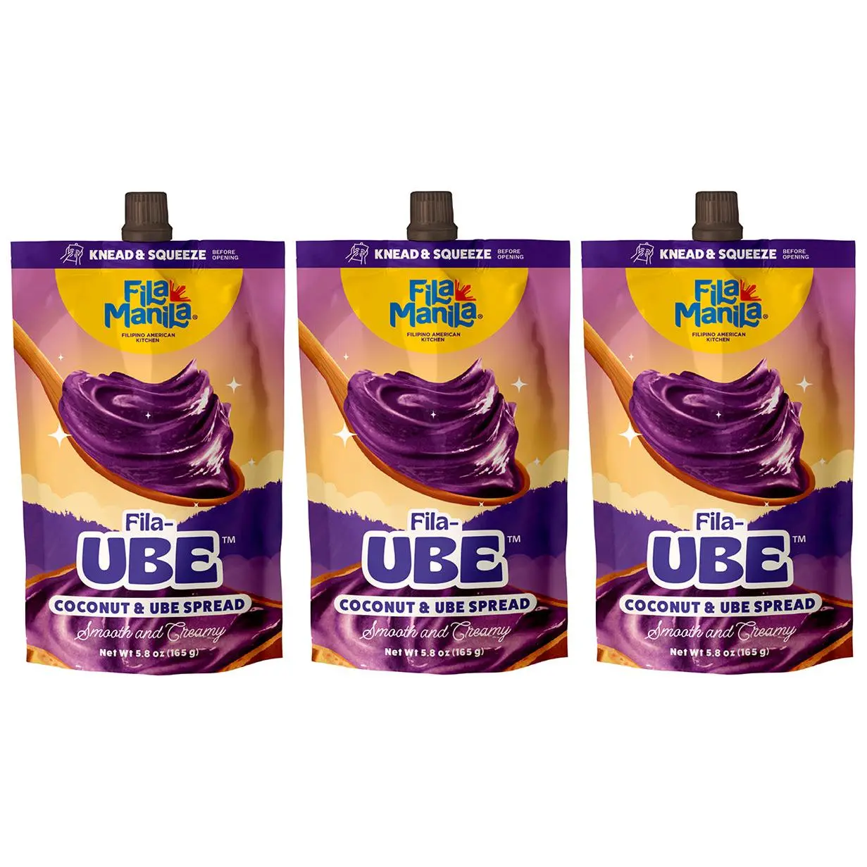 3-Pack UBE Purple Yam Coconut Spread (TIKTOK) 3-Pack UBE Purple Yam Coconut Spread (TIKTOK)