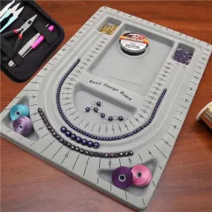 Jewelry Display Board, DIY Jewelry Making Design Board, Jewelry Making Supplies for Bracelet & Necklace, Home Organizer for Jewelry