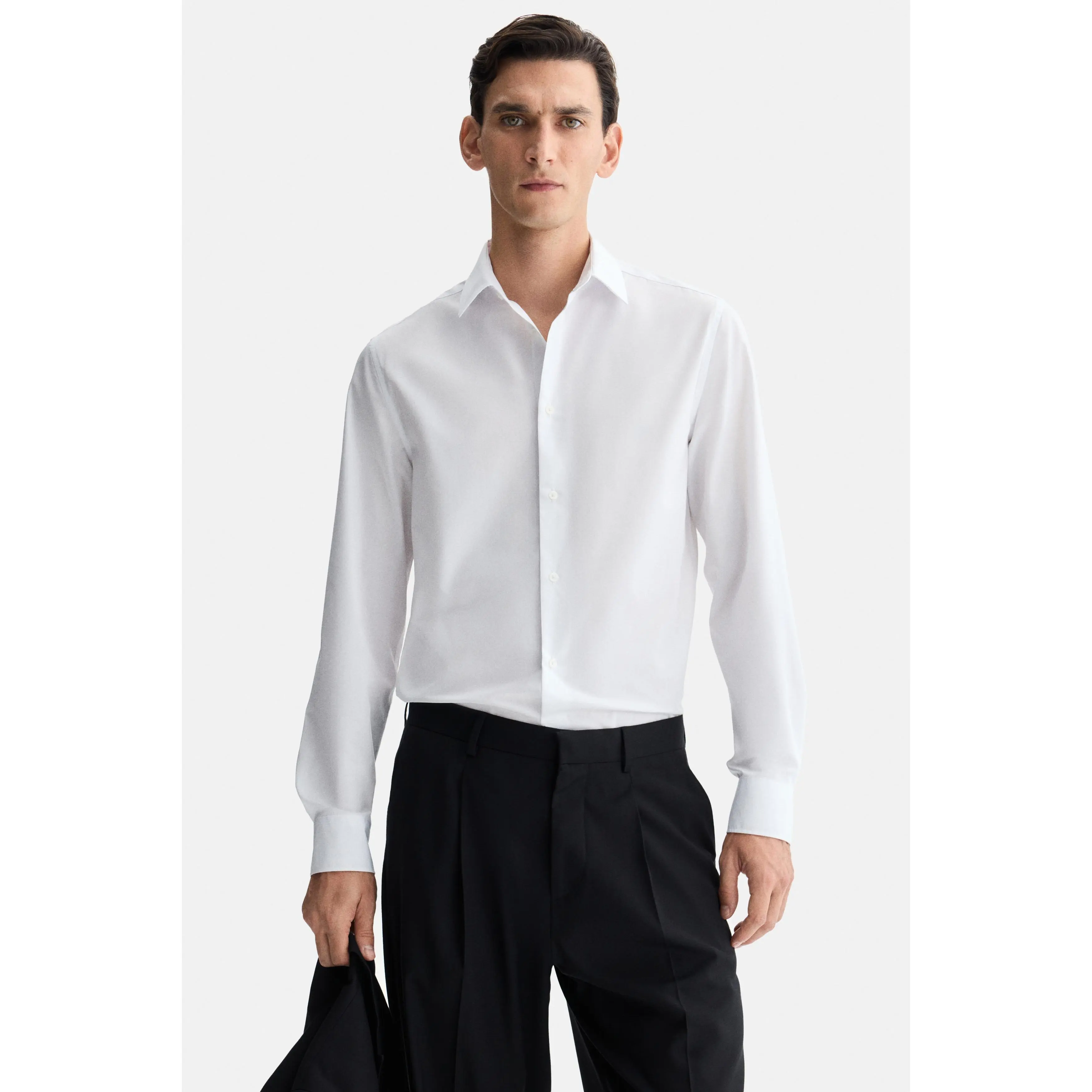H&M Slim Fit Easy-iron shirt - TikTok Shop