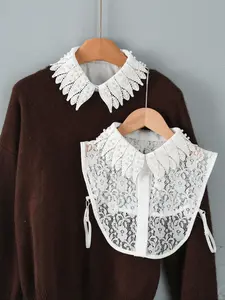 Women's Detachable Lace Collar, Vintage Peter Pan Style, Layered Design No Bulky, Lightweight, Chic, Elegant, Perfect Gift for Her, Stylish Accessory, Elegance