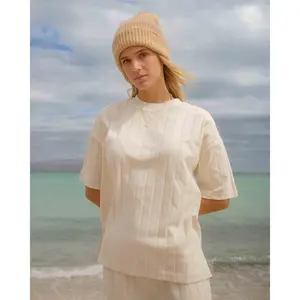 Cass Short Sleeve Top - Whitecap