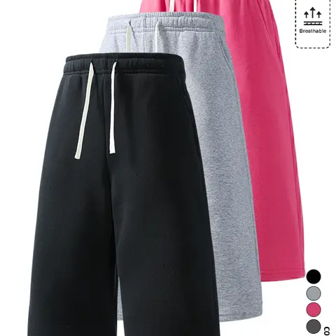 3-Pack Men’s Summer Sports Shorts — Breathable shorts for running, workouts, fitness, and everyday casual wear; 7/8 length men’s shorts casual short solid-color
