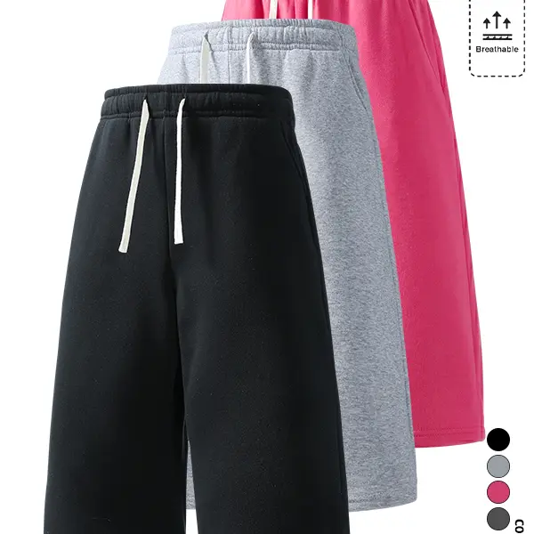 3-Pack Men’s Summer Sports Shorts — Breathable shorts for running, workouts, fitness, and everyday casual wear; 7/8 length men’s shorts casual short solid-color