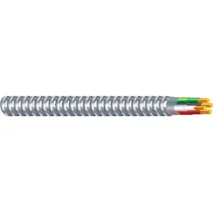 212 MAIN Armored Steel Jacket Cable - 12-3 ACT, Aluminum Bond, Pre-Coiled, 50 ft Length, AFC Cable Systems 1405N24-AFC, Cycling & Outdoor Recreation Equipment, Armored Cable